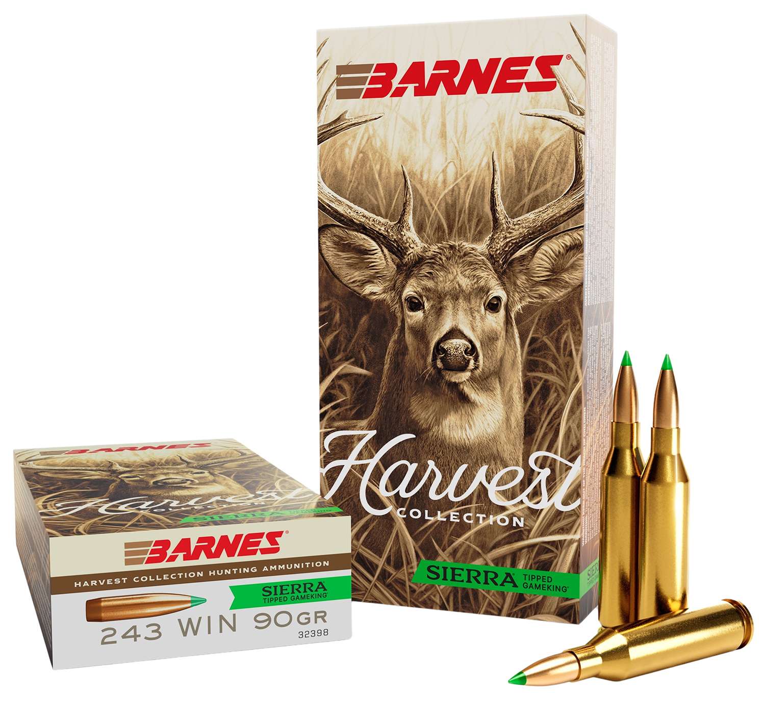 Barnes Harvest Collection 243 Winchester 90 Grain Ballistic Tip Ammunition 1 Barnes Harvest Collection 243 Winchester 90 Grain Ballistic Tip Ammunition