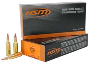 HSM Varmint 22 ARC 55 Grain V-Max Rifle Ammunition