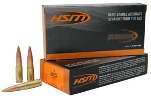 HSM 338 ARC 300 Grain Subsonic Hollow Point Boat Tail Ammunition