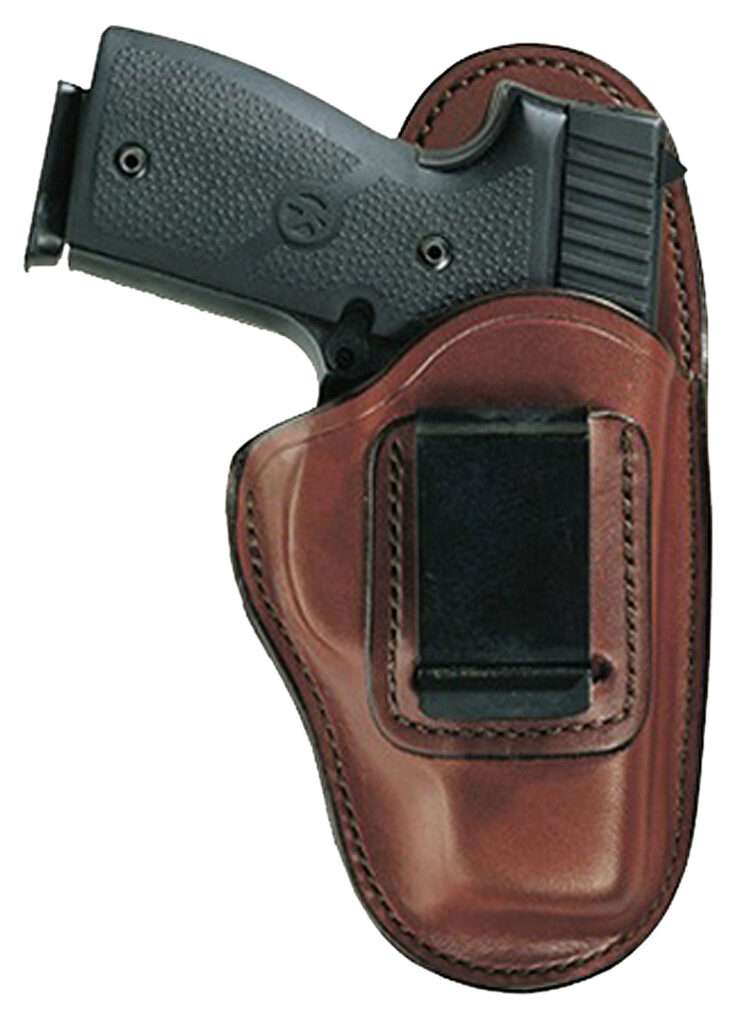 Bianchi 100 Professional Inside-The-Waistband Holster Tan Leather Left Hand