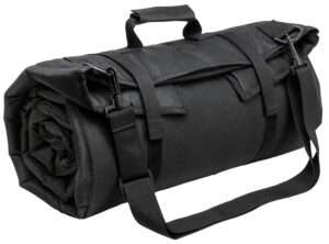 NCStar 69 Inch Black PVC Roll Up Shooting Mat