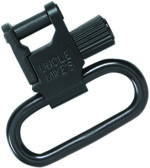 Uncle Mike's 14033 Super Swivel  Quick Detach Tri-Lock Blued 1.25" Loop for Rifles or Shotguns w/QD Bases