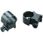 Weaver Mounts 49044 Detachable Top Mount Rings  Matte Black 1" Extra High