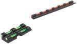 Truglo TG94 Gobble-Dot  Universal Shotgun Green/Red Fiber Optic Green Fiber Optic Black