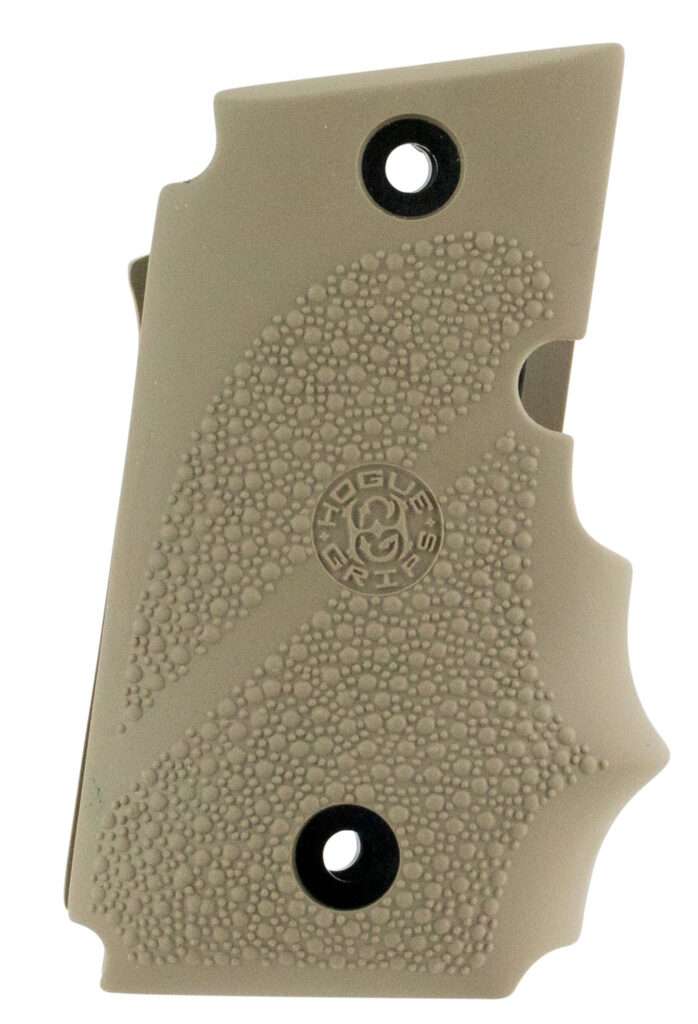 Hogue Rubber Grip Desert Tan Finger Grooves Sig P238 Pistol Accessory