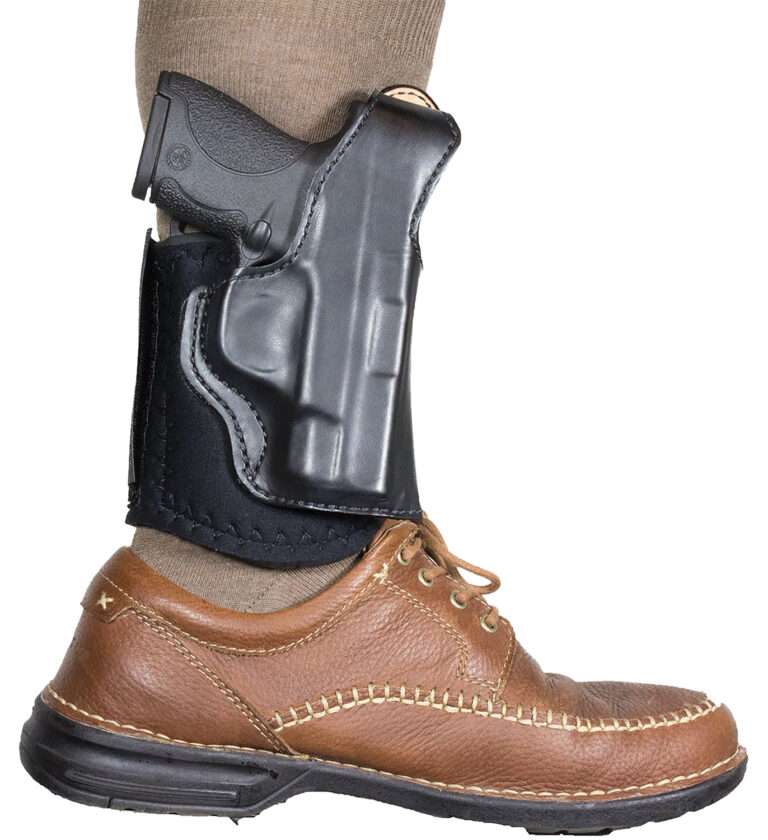DeSantis Die Hard Rig Ankle Holster Smith and Wesson M&P Shield Black