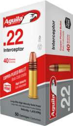 AGUILA INTERCEPTOR 22LR 40GR - LEAD-RN 1000RD CASE LOT