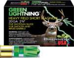 BRENNEKE USA GREEN LIGHTNING - 20GA 2.75" 1OZ SLUG 5RD 50BX/C
