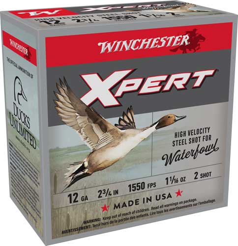 WINCHESTER XPERT 12GA 2.75" - 1-1/16OZ #2 1550FPS 25RD 10B/C 1 WINCHESTER XPERT 12GA 2.75" - 1-1/16OZ #2 1550FPS 25RD 10B/C