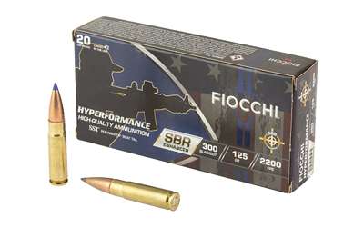 FIOCCHI HYPR SBR 300BLK 125GR 20/200 1 FIOCCHI HYPR SBR 300BLK 125GR 20/200