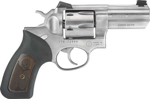 Ruger GP100 10mm 3 Inch Stainless Revolver