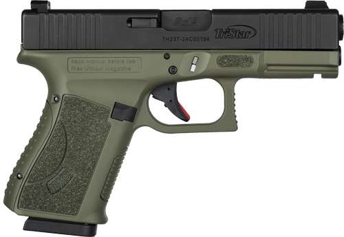 TRISTAR APOC 9MM 15RND ODG - BLACK W/FIBER OPTIC SIGHTS 1 TRISTAR APOC 9MM 15RND ODG - BLACK W/FIBER OPTIC SIGHTS
