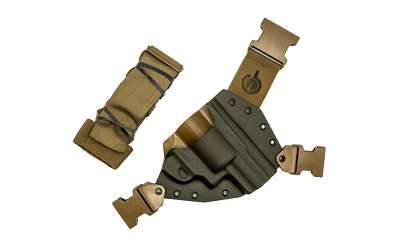 Gunfighters Inc Kenai Right Hand Ruger Redhawk Gray Coyote Chest Holster