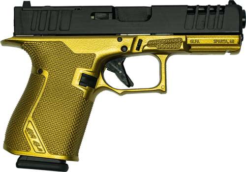 Great Lakes 19 Striker 9mm 4 Inch 15 Round Gold Pistol