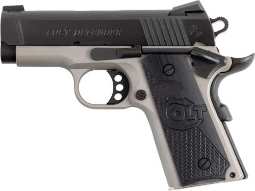 Colt Defender 45 ACP 3 Inch Cerakote Blued Pistol