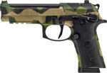 BERETTA 92XI SAO FS 9MM 4.7" - 18RD SPLINTER CAMO 2 MAGS
