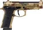BERETTA 92XI SAO FS 9MM 4.7" - 15RD FROGSKIN CAMO 2 MAGS