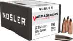 NOSLER BULLETS 22 CAL .224 - 55GR VARMAGEDDON TIPPED 250CT