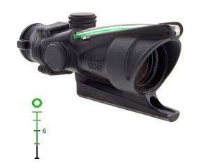 Trijicon ACOG 4x32 223 Remington Illuminated Green Donut Scope