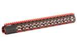 UTG PRO M-LOK 15"SSLM 2TN RL BLK/RD