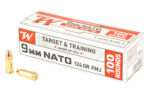 WIN USA 9MM NATO 124GR FMJ 100/1000