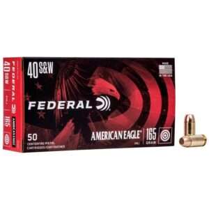 Federal American Eagle 40 S&W 165 Grain FMJ 1000 Round Ammunition