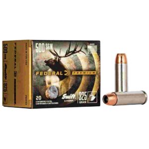 Federal Premium Vital-Shok 500 Smith and Wesson 325 Grain Handgun Ammunition