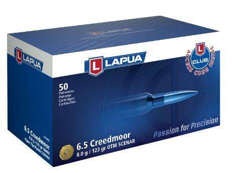 Lapua 6.5 Creedmoor 123 Grain Scenar Open Tip Match Ammunition 50 Round
