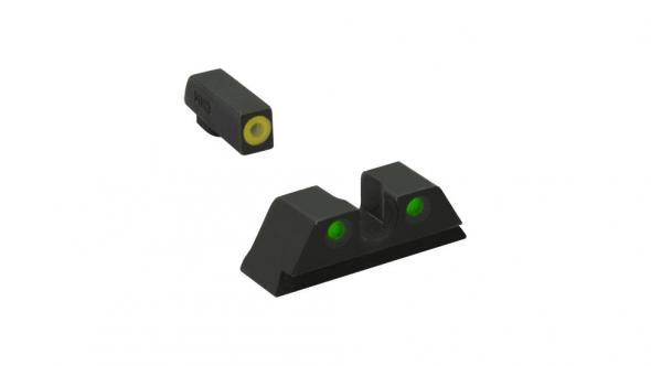 Meprolight ML41766 Hyper-Bright Yellow Green Sight Smith and Wesson MP Pistol