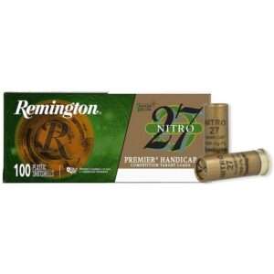 Remington Nitro 27 Target 12 Gauge 2-3/4 Inch Number 8 Shot 100 Round Shotgun Ammunition