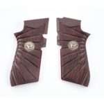 Wilson Combat EDC X9 Handgun Grips Aggressive Starburst Black Cherry