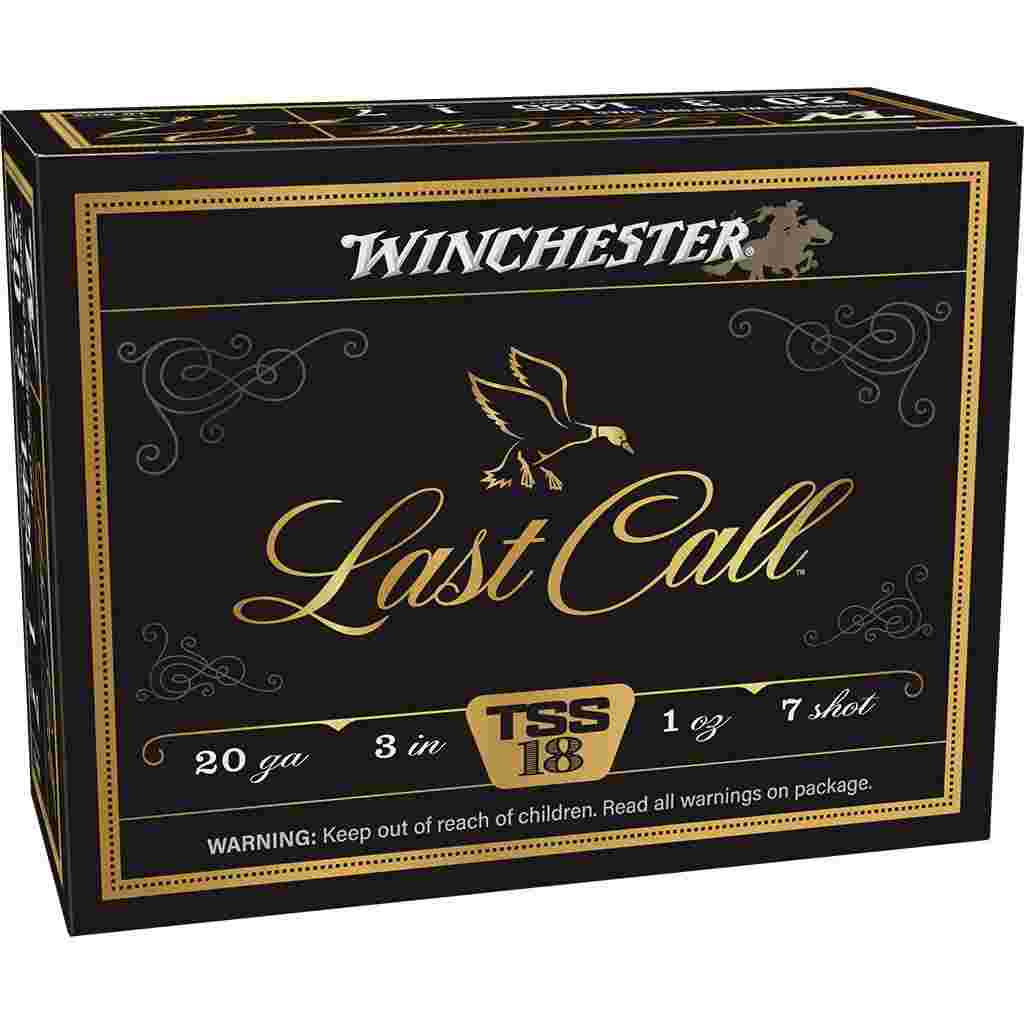Winchester Last Call Waterfowl TSS Shotshells 20ga 3" 1oz 1425fps #7 10/ct 1 Winchester Last Call Waterfowl TSS Shotshells 20ga 3" 1oz 1425fps #7 10/ct