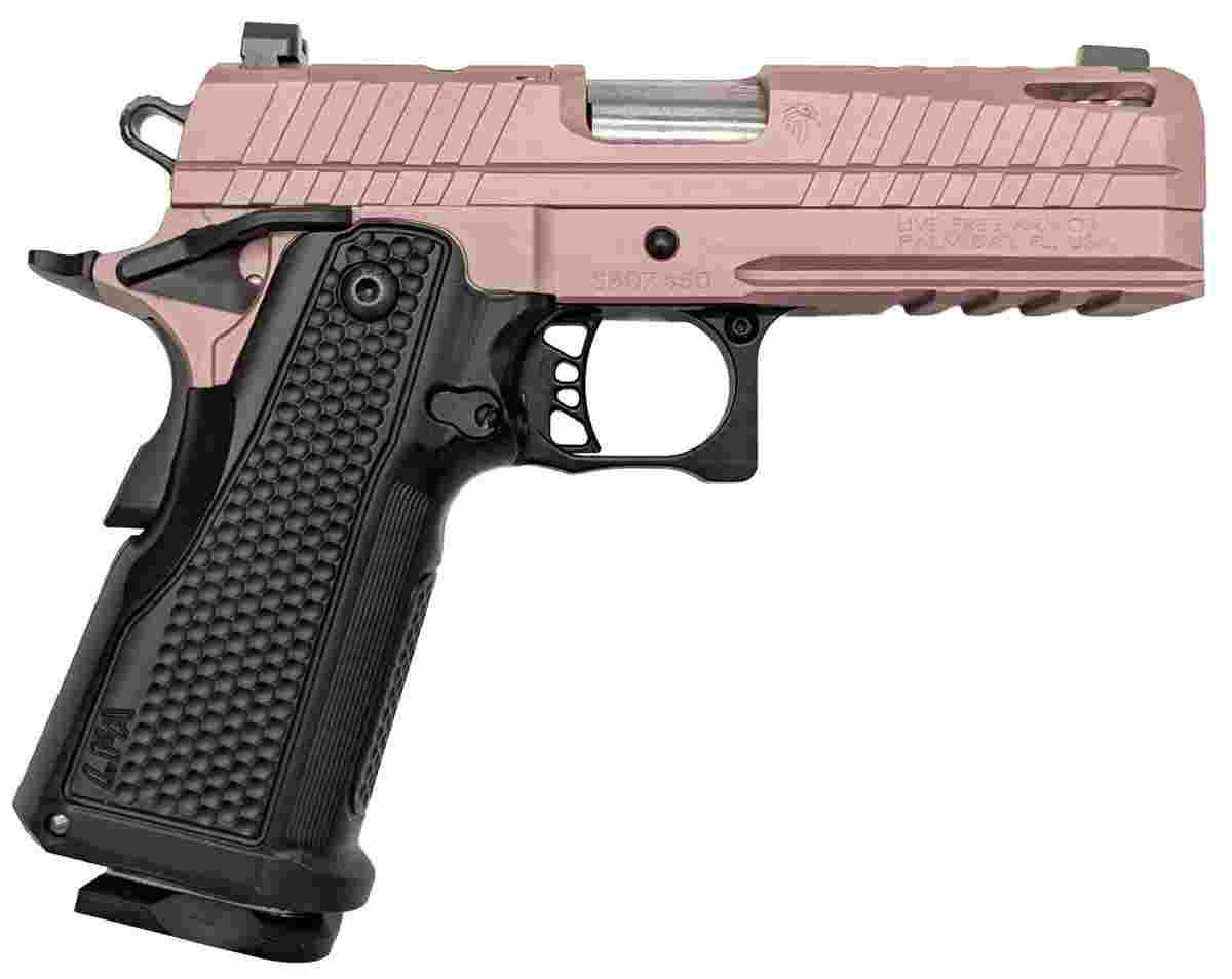 LFA Apollo 11 Compact Pistol - 9mm | Rose Blush |Aluminum Grip | 4.1" | 1x17rd Mag 1 LFA Apollo 11 Compact Pistol - 9mm | Rose Blush |Aluminum Grip | 4.1" | 1x17rd Mag