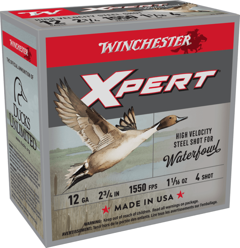 Winchester Xpert Hi-Velocity 12 Gauge 2-3/4 Inch Number 4 Steel Shot Ammunition