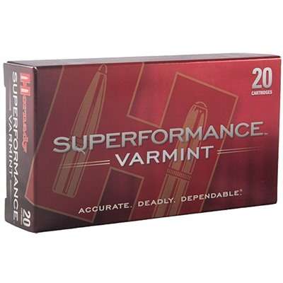 Hornady Superformance Varmint 243 WSSM 75 Grain V-Max Rifle Ammunition