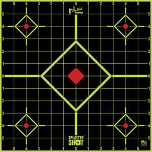 Pro-Shot Splatter Shot Self-Adhesive Sight-In Target 5 Pack