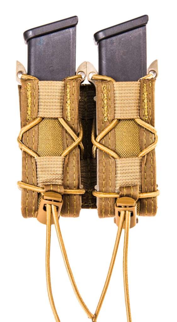 High Speed Gear TACO Double Pistol Magazine Pouch Coyote Brown Belt Accessory