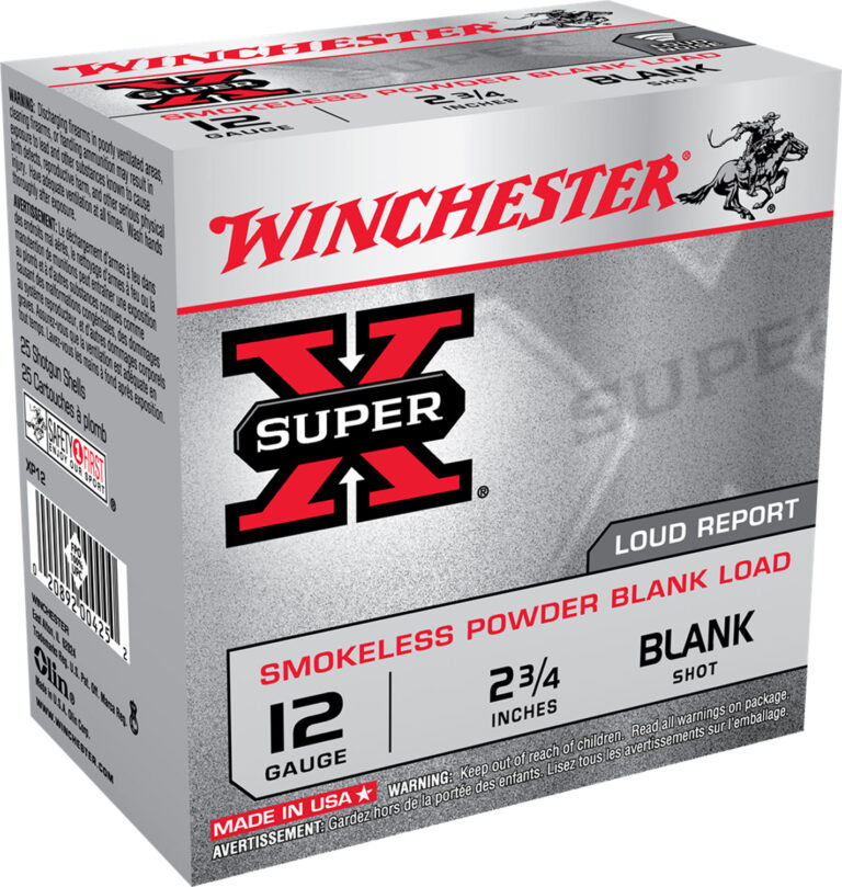 Winchester Super X 12 Gauge 2-3/4 Inch Smokeless Blank Ammunition