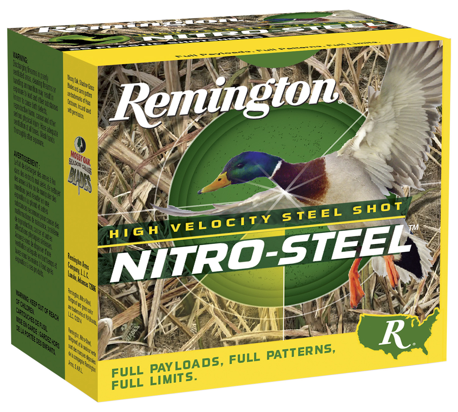 Remington Ammunition 20794 Nitro-Steel High Velocity 12Gauge 3" 1 1/4oz BBShot 25 Per Box/10 Case 1 Remington Ammunition 20794 Nitro-Steel High Velocity 12Gauge 3" 1 1/4oz BBShot 25 Per Box/10 Case