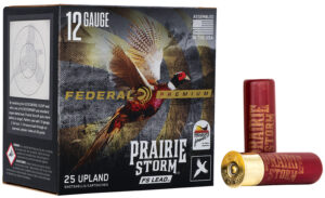Federal Premium Prairie Storm FS 12 Gauge 3 Inch 1 5/8oz Number 4 Shot 25 Round Shotgun Ammunition