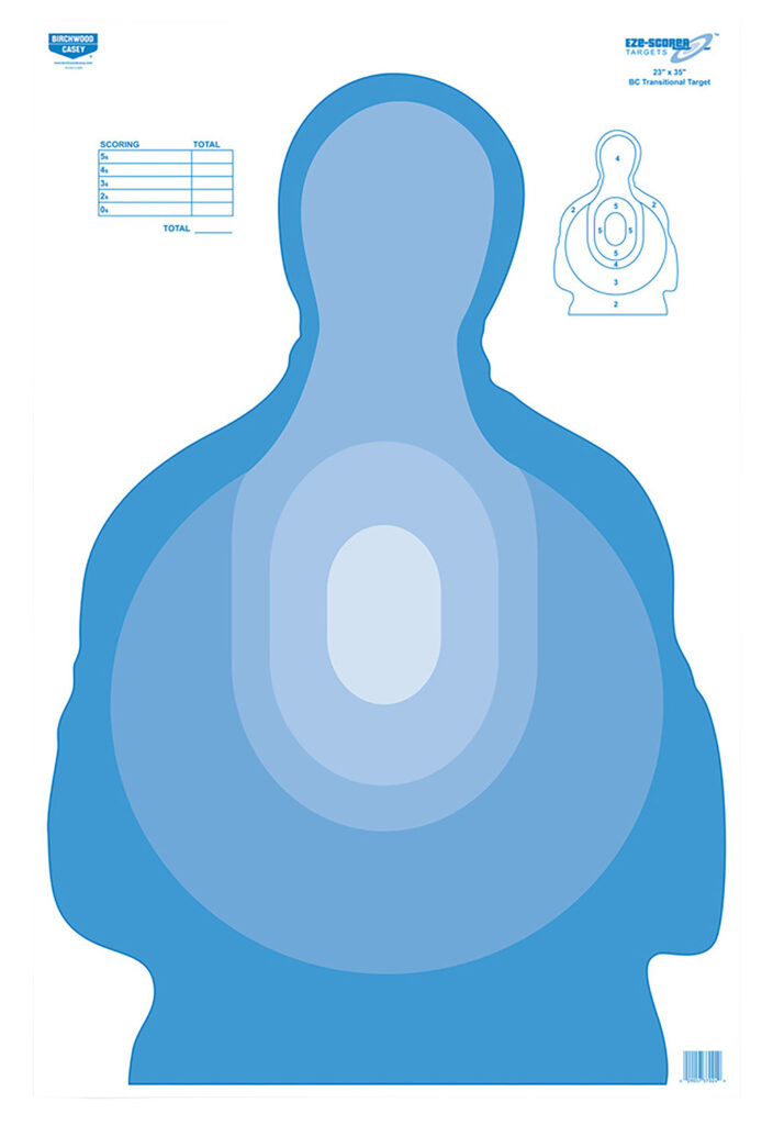 Birchwood Casey Eze-Scorer Silhouette Paper Hanging Target