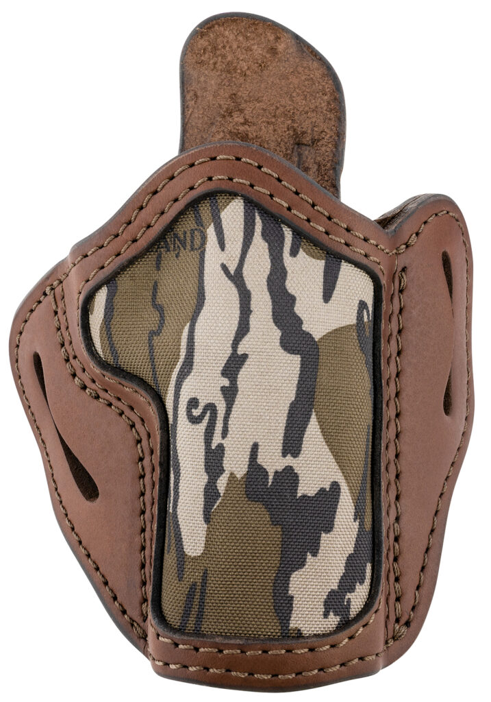 1791 Gunleather BH2.4 Optic Ready Brown Mossy Oak Leather Belt Slide Holster