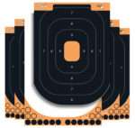 EZ-Aim 1550125 Splash Reactive Self-Adhesive Paper Black/Orange 12.50"x18.25" Silhouette 25 Pack