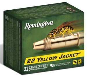 Remington Yellow Jacket 22 LR 33 Grain Hollow Point Ammunition 225 Round