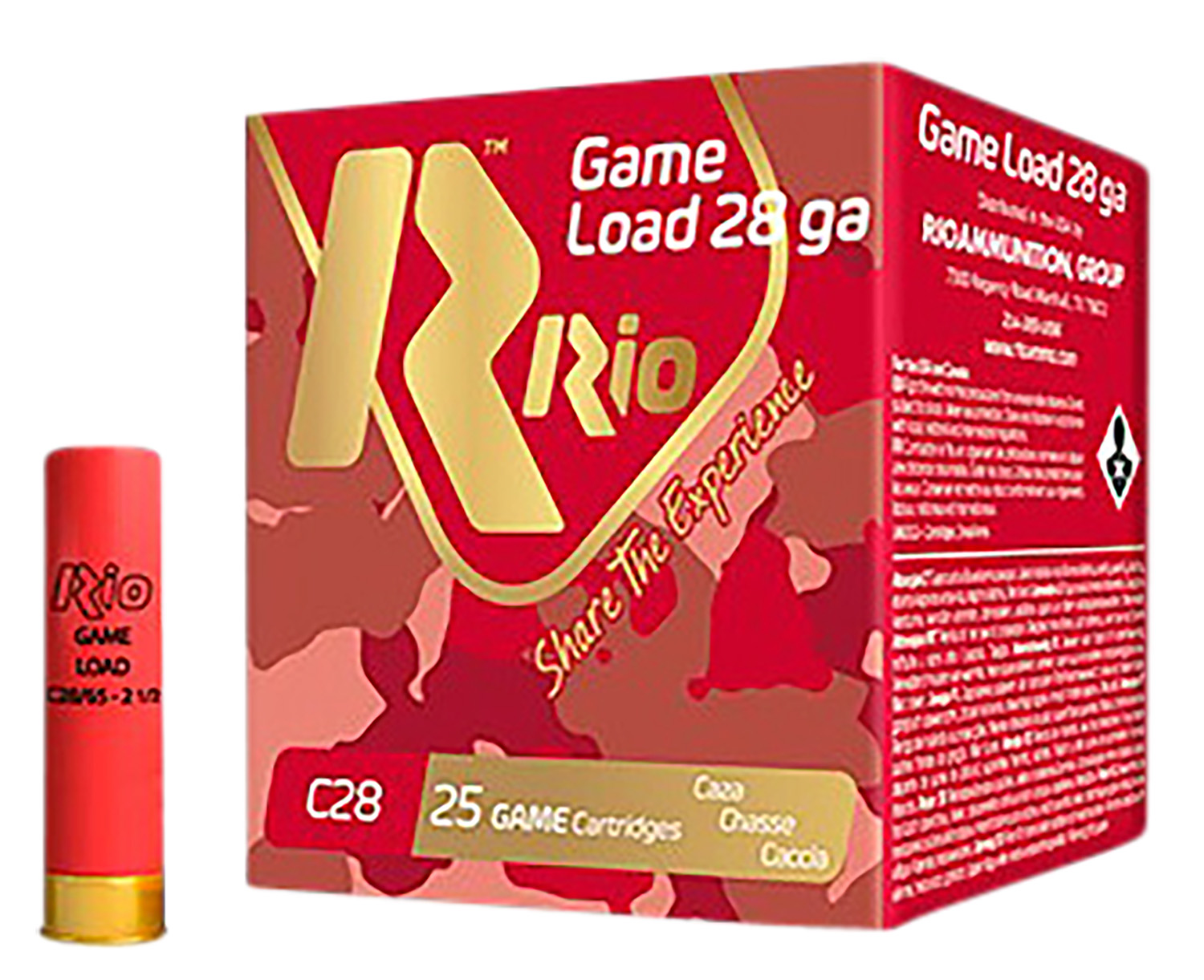 Rio Ammunition Game Load Heavy Field 28 Gauge 2-3/4 Inch 1oz #7.5 Shot 1 Rio Ammunition Game Load Heavy Field 28 Gauge 2-3/4 Inch 1oz Number 7.5 Shot 25 Round Shotgun Ammunition