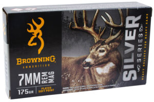 Browning Silver 7mm Remington Magnum 175 Grain Plated Soft Point Ammunition