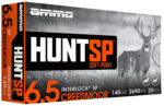 Ammo Inc 65CM140SPA20 Hunt 6.5Creedmoor 140gr Soft Point 20 Per Box/10 Case