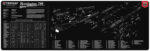 TekMat TEKR36REM700 Remington 700 Cleaning Mat Black/White Rubber 12"x36" Remington 700 Parts Diagram