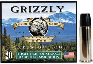 Grizzly Ammo 44 Magnum 355 Grain Wide Long Nose Gas Check Ammunition