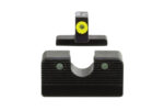 Trijicon 600999 HD XR Night Sight Set Green Tritium/Yellow Outline Front, Green Tritium Rear, Black Frame, Fits FN 509